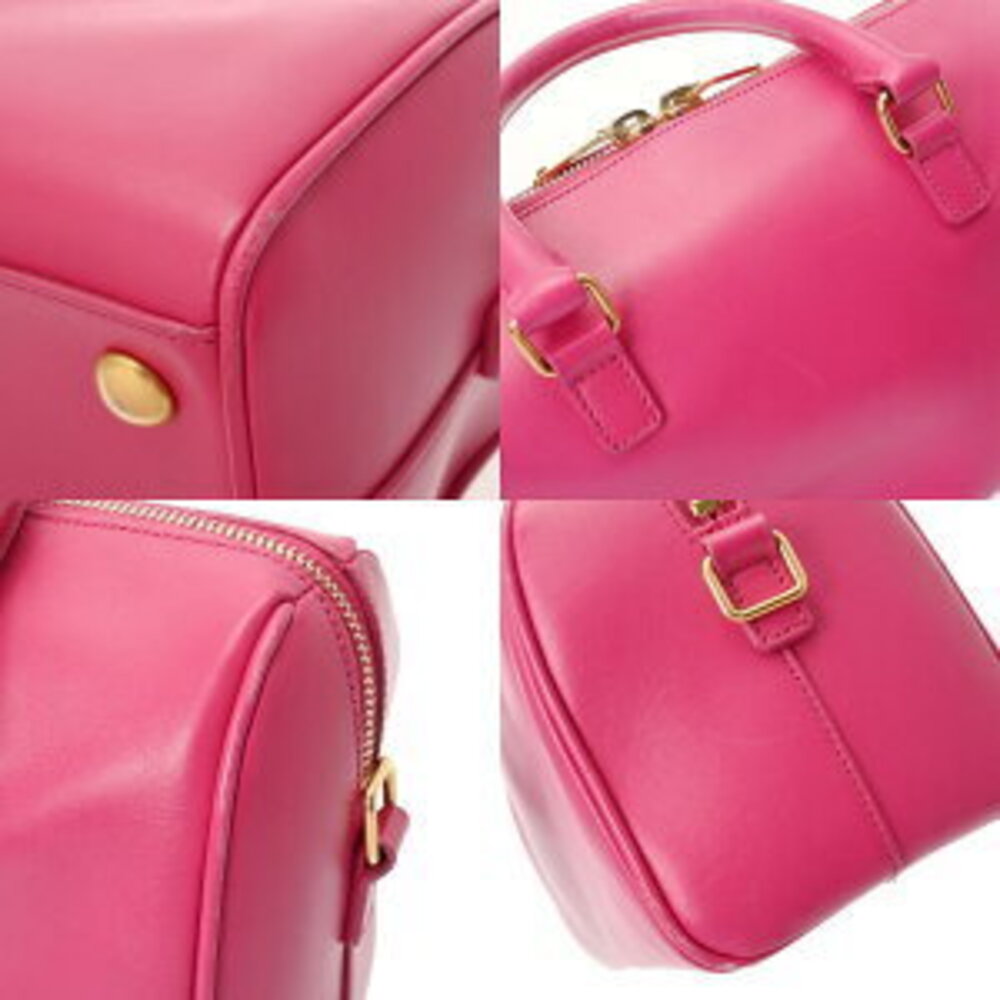 Saint Laurent Baby Duffle Pink Calfskin Shoulder Bag - Picture 6 of 9